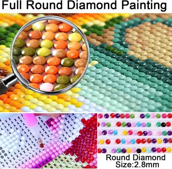Clendo 12 Pack Diamond Painting Kits for Adults5D Landscape Diamond Art Kit for Beginners DIY Paint with Diamonds Round Full Drill Paintings Gem Art for Home Wall Decor Inch12X16  Arts Crafts  Sewing - Image 2